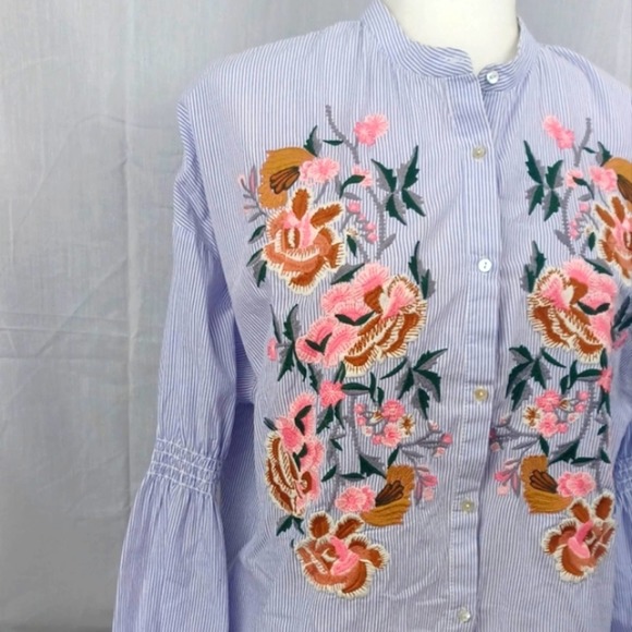 ZARA Trafaluc collection Tops Zara Trafaluc Floral Embroidery